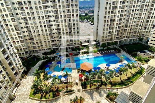 Área comum - Piscina de apartamento para alugar com 3 quartos, 68m² em Cachambi, Rio de Janeiro