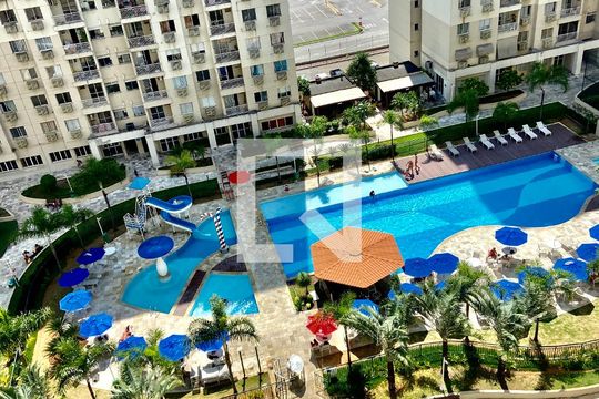 Área comum - Piscina de apartamento para alugar com 3 quartos, 68m² em Cachambi, Rio de Janeiro