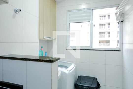 Área de Serviço de apartamento para alugar com 2 quartos, 58m² em Ponte Grande, Guarulhos