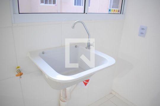 Área de Serviço de apartamento à venda com 2 quartos, 38m² em Campo de Santana, Curitiba