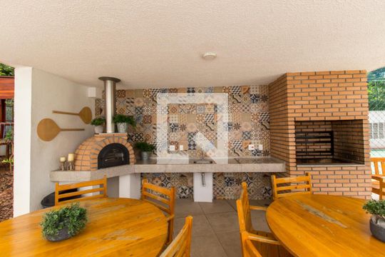 Área gourmet de apartamento à venda com 1 quarto, 54m² em Alphaville Empresarial, Barueri