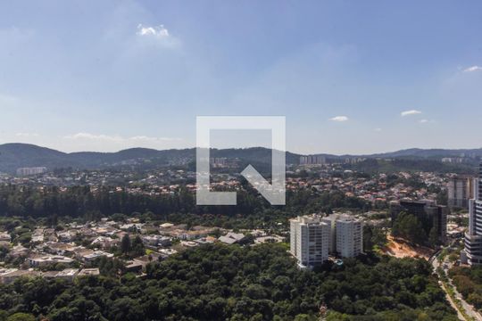 Vista da Sala de apartamento para alugar com 1 quarto, 54m² em Alphaville Empresarial, Barueri