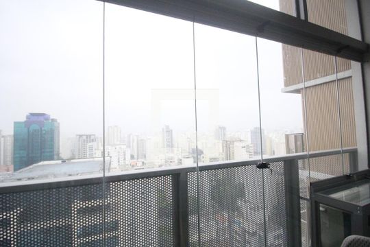 Varanda de apartamento à venda com 1 quarto, 25m² em Moema, São Paulo