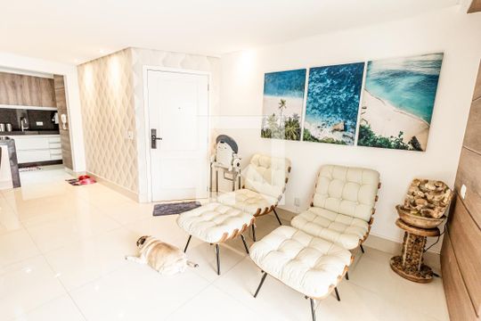 Sala de apartamento à venda com 3 quartos, 117m² em Jardim, Santo André