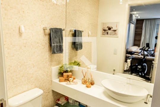 Lavabo de apartamento à venda com 3 quartos, 117m² em Jardim, Santo André