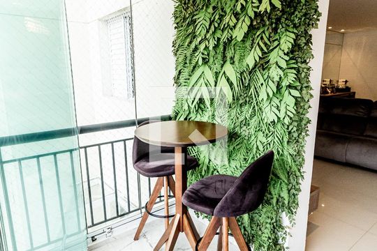 Varanda da Sala de apartamento à venda com 3 quartos, 117m² em Jardim, Santo André