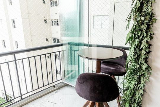 Varanda da Sala de apartamento à venda com 3 quartos, 117m² em Jardim, Santo André