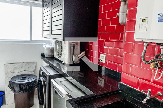 Área de Serviço de apartamento à venda com 3 quartos, 117m² em Jardim, Santo André