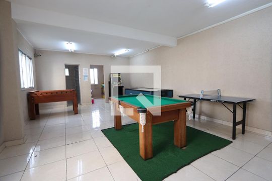 Área comum - Sala de jogos de apartamento à venda com 3 quartos, 74m² em Vila Bancária, São Paulo
