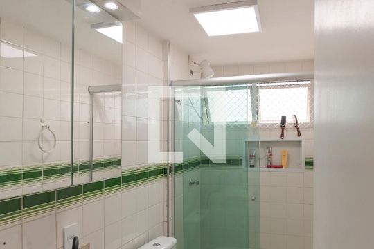 Banheiro da Suíte de apartamento à venda com 1 quarto, 50m² em Jardim Paraíso, Campinas