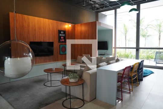 Área comum de kitnet/studio à venda com 1 quarto, 27m² em Pinheiros, São Paulo