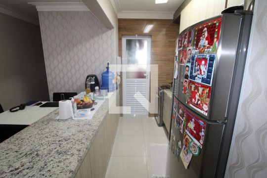 Sala / Cozinha de apartamento à venda com 2 quartos, 62m² em Vila Gustavo, São Paulo