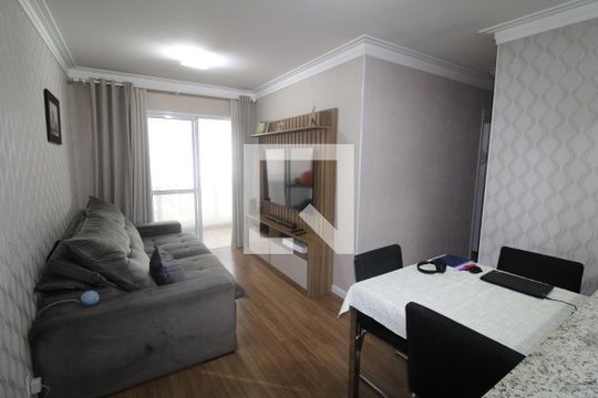 Sala / Cozinha de apartamento à venda com 2 quartos, 62m² em Vila Gustavo, São Paulo
