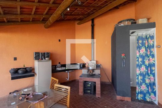 Área Gourmet de casa à venda com 2 quartos, 274m² em Arvoredo Ii, Contagem