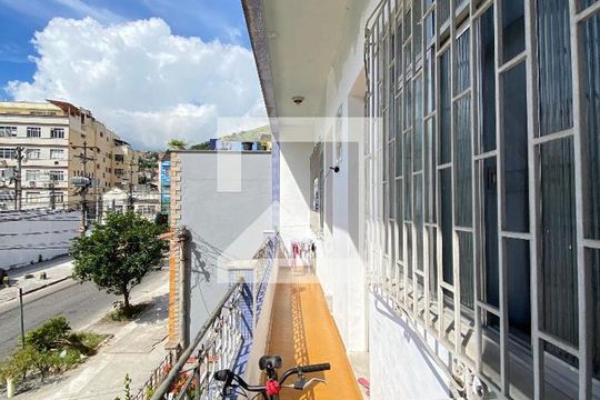 Varanda do quarto de casa à venda com 5 quartos, 96m² em Engenho Novo, Rio de Janeiro
