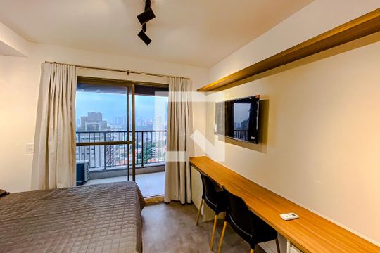 Sala/Quarto de kitnet/studio para alugar com 1 quarto, 25m² em Vila Mariana, São Paulo