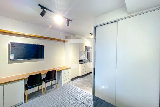 Sala/Quarto de kitnet/studio para alugar com 1 quarto, 25m² em Vila Mariana, São Paulo
