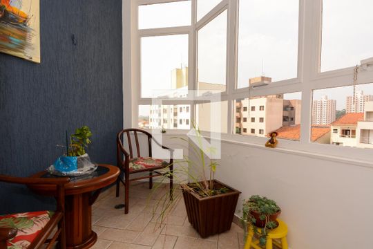 Sacada da Sala de apartamento à venda com 3 quartos, 156m² em Nova Petrópolis, São Bernardo do Campo