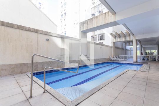 Área comum - Piscina de apartamento para alugar com 1 quarto, 173m² em Humaitá, Rio de Janeiro