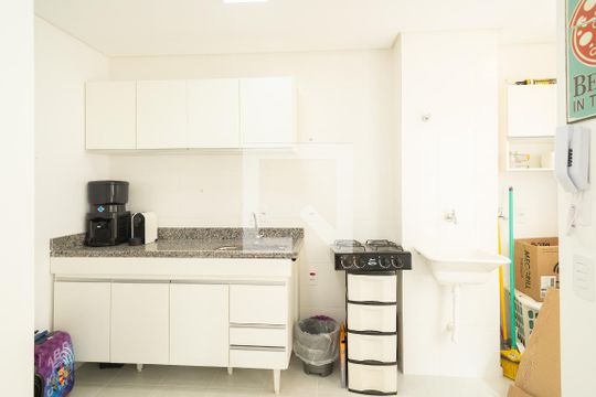 Cozinha  de apartamento à venda com 2 quartos, 55m² em Baeta Neves, São Bernardo do Campo