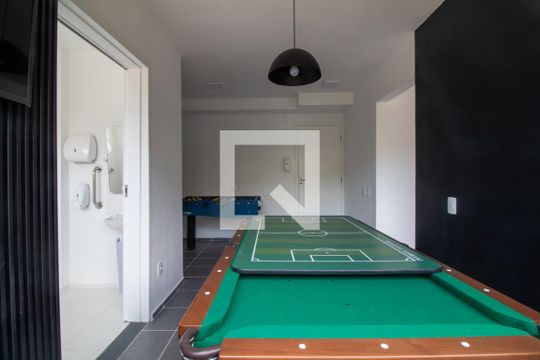 Área comum - Sala de Jogos de apartamento para alugar com 2 quartos, 35m² em Jardim Promissao, São Paulo