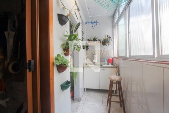 Área de Serviço de apartamento à venda com 3 quartos, 85m² em Petrópolis, Porto Alegre