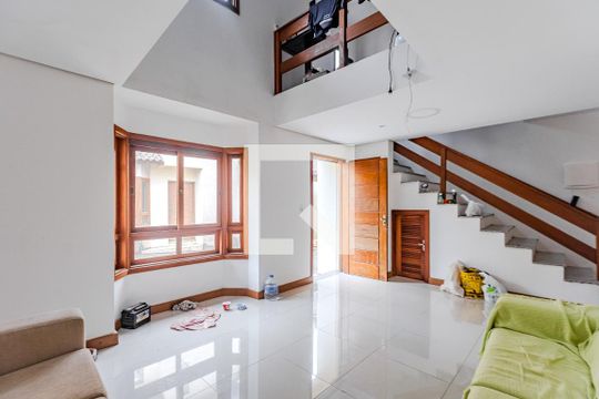 Sala de casa de condomínio à venda com 3 quartos, 170m² em Sétimo Céu, Porto Alegre