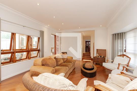 Sala de casa de condomínio à venda com 5 quartos, 901m² em Chácara Monte Alegre, São Paulo