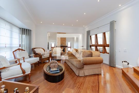 Sala de casa de condomínio à venda com 5 quartos, 901m² em Chácara Monte Alegre, São Paulo