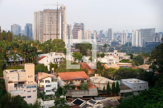 Vista da Varanda de apartamento à venda com 4 quartos, 428m² em Jardim Vitoria Regia (zona Oeste), São Paulo