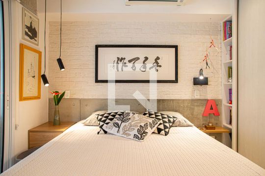 Suíte de apartamento para alugar com 1 quarto, 50m² em Consolação, São Paulo