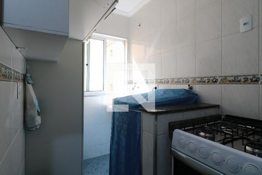 Área de Serviço de apartamento à venda com 3 quartos, 83m² em Campestre, Santo André