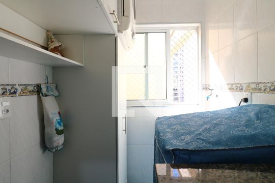Área de Serviço de apartamento à venda com 3 quartos, 83m² em Campestre, Santo André