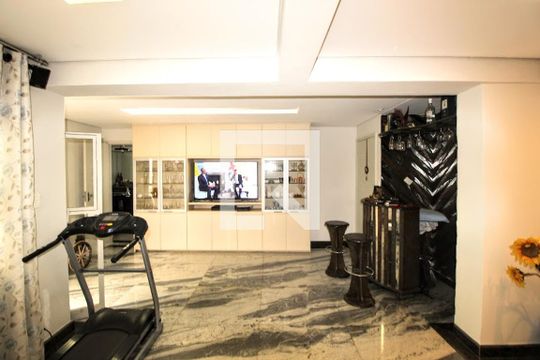Sala de apartamento à venda com 3 quartos, 115m² em Colégio Batista, Belo Horizonte