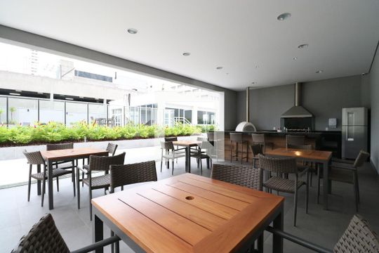 Área comum - Churrasqueira de apartamento à venda com 1 quarto, 52m² em Vila Leopoldina, São Paulo
