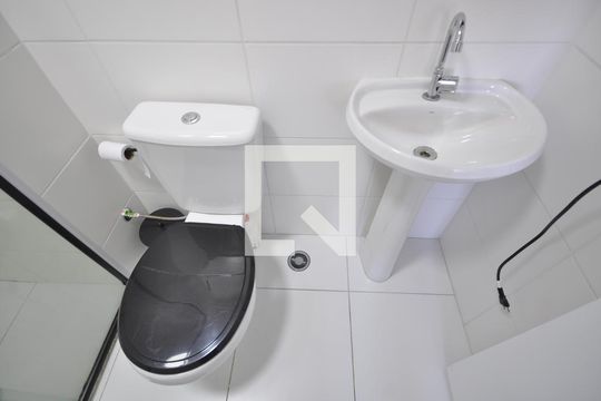 Banheiro do Quarto Suíte de apartamento à venda com 1 quarto, 30m² em Vila Guilherme, São Paulo