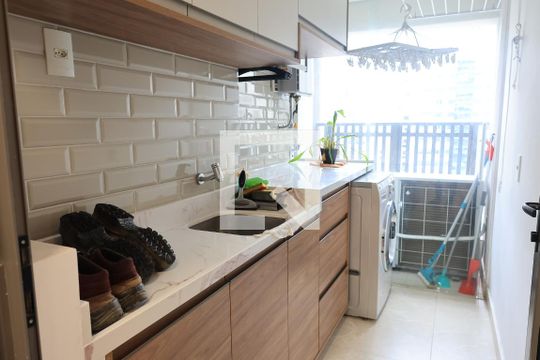 Cozinha  de apartamento para alugar com 3 quartos, 115m² em Indianópolis, São Paulo