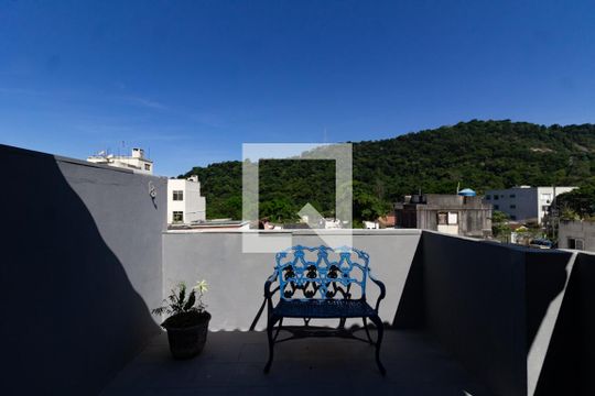 Terraço de casa de condomínio à venda com 3 quartos, 84m² em Jardim Botânico, Rio de Janeiro