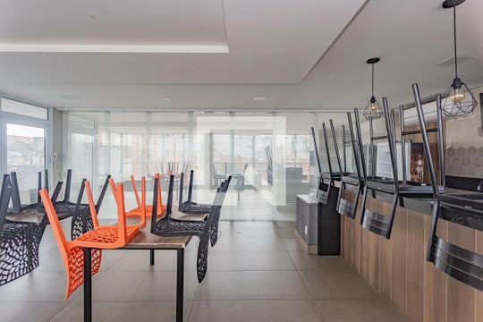Área comum - Churrasqueira de apartamento para alugar com 1 quarto, 41m² em Vila Dom Pedro I, São Paulo