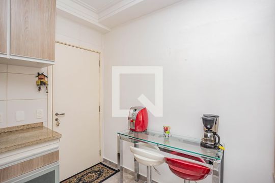 Cozinha de apartamento para alugar com 1 quarto, 41m² em Vila Dom Pedro I, São Paulo