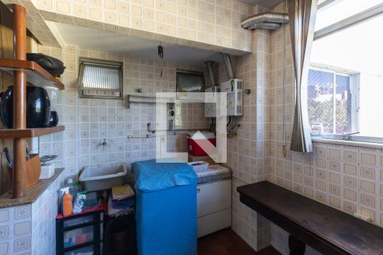 Área de Serviço de apartamento à venda com 3 quartos, 116m² em Grajaú, Rio de Janeiro