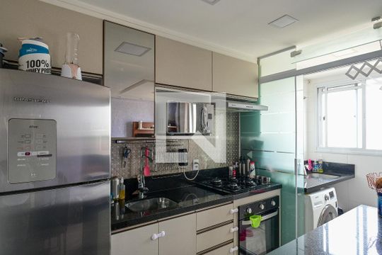 Cozinha de apartamento à venda com 2 quartos, 40m² em Jardim São Savério, São Paulo
