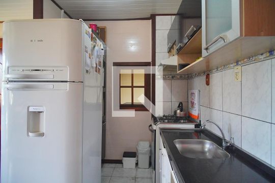 Cozinha de casa à venda com 3 quartos, 82m² em Rondônia, Novo Hamburgo