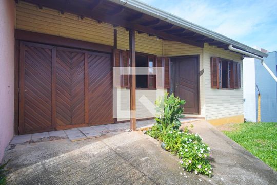 Fachada de casa à venda com 3 quartos, 82m² em Rondônia, Novo Hamburgo