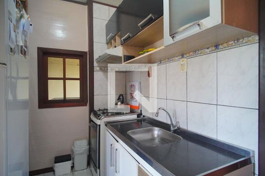 Cozinha de casa à venda com 3 quartos, 82m² em Rondônia, Novo Hamburgo