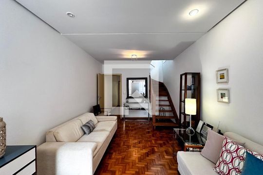 Sala de casa para alugar com 2 quartos, 110m² em Granja Julieta, São Paulo