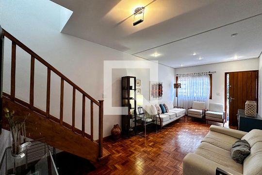 Sala de casa para alugar com 2 quartos, 110m² em Granja Julieta, São Paulo