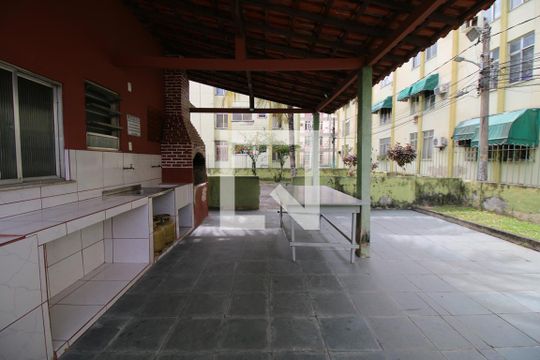 Área comum - Churrasqueira de apartamento à venda com 1 quarto, 45m² em Parada de Lucas, Rio de Janeiro