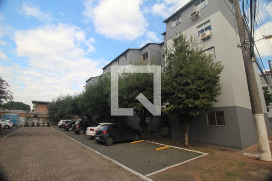 Fachada do bloco de apartamento à venda com 2 quartos, 40m² em Mato Grande, Canoas