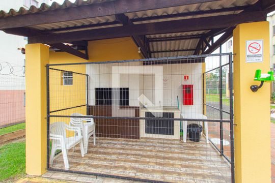 Área comum - Churrasqueira de apartamento à venda com 2 quartos, 50m² em Duque de Caxias, São Leopoldo